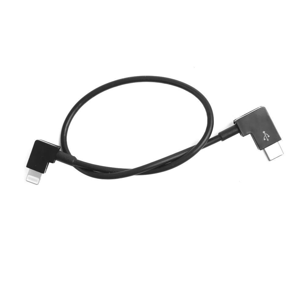 Data Cable for DJI Mavic Air 2 RC iPhone/iPad IOS Type-C to Lightning 11.8" 30cm