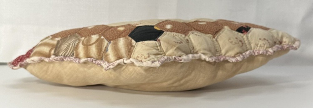 Handmade Pillow Made From Old Quilt Farmhouse Primitive Rustic