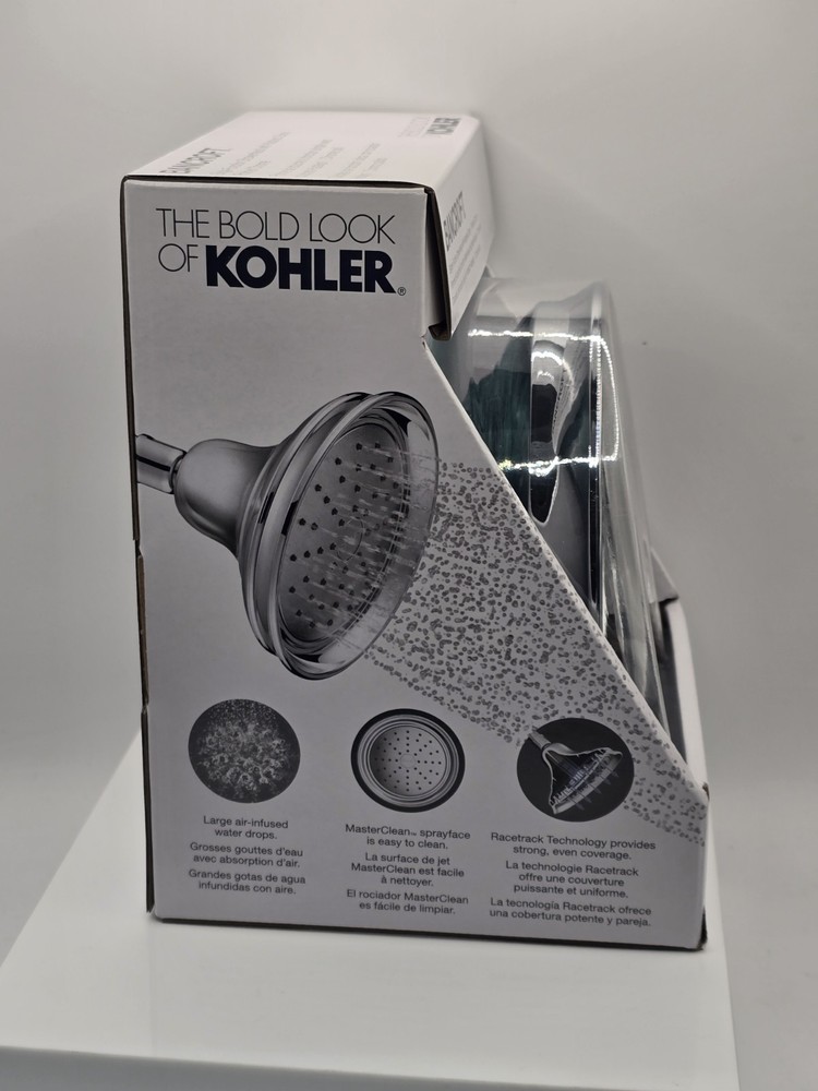 KOHLER R14519-G-CP Bancroft Single Function Katalyst Showerhead Polished Chrome