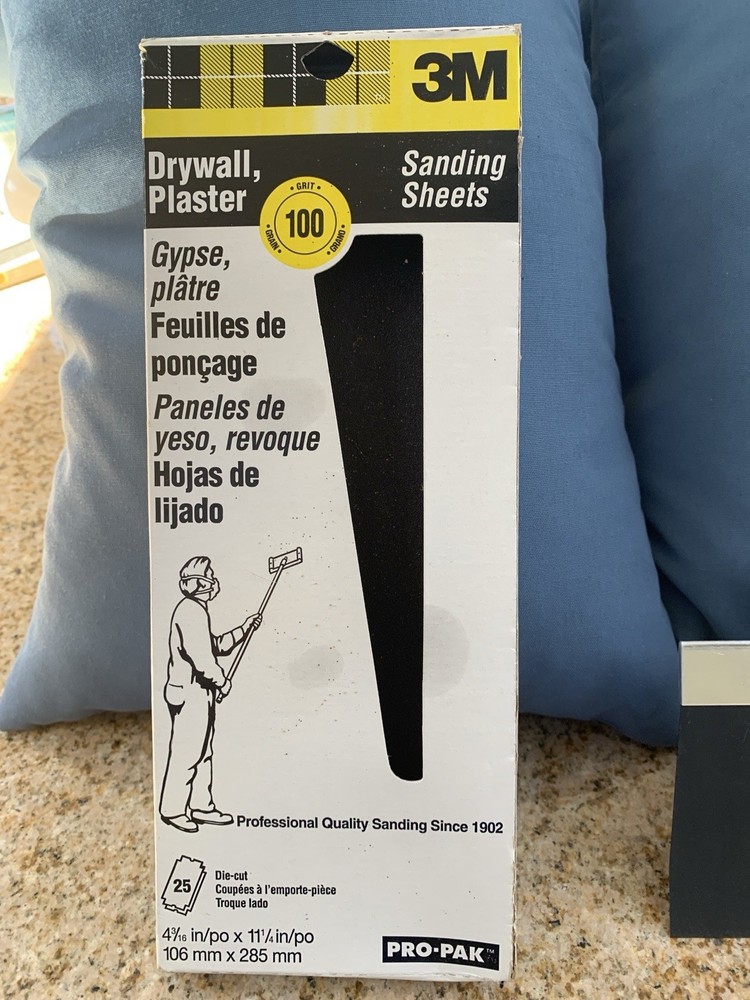 3M Sanding Sheets + HYDE 6” Joint Knife + 10” Taping Knife Set | Drywall Tools