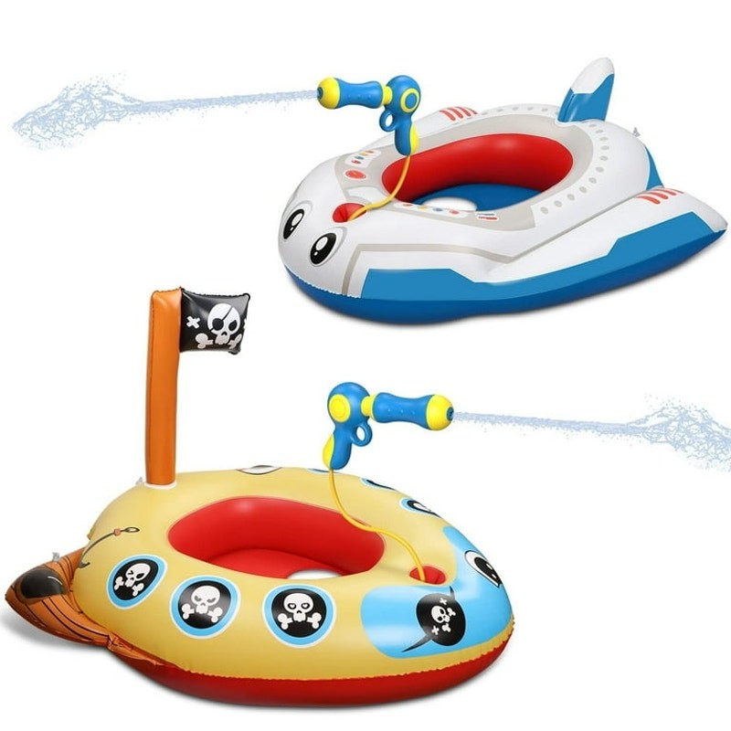 Hot Bee Inflatable Kids Pool Float with Water Gun