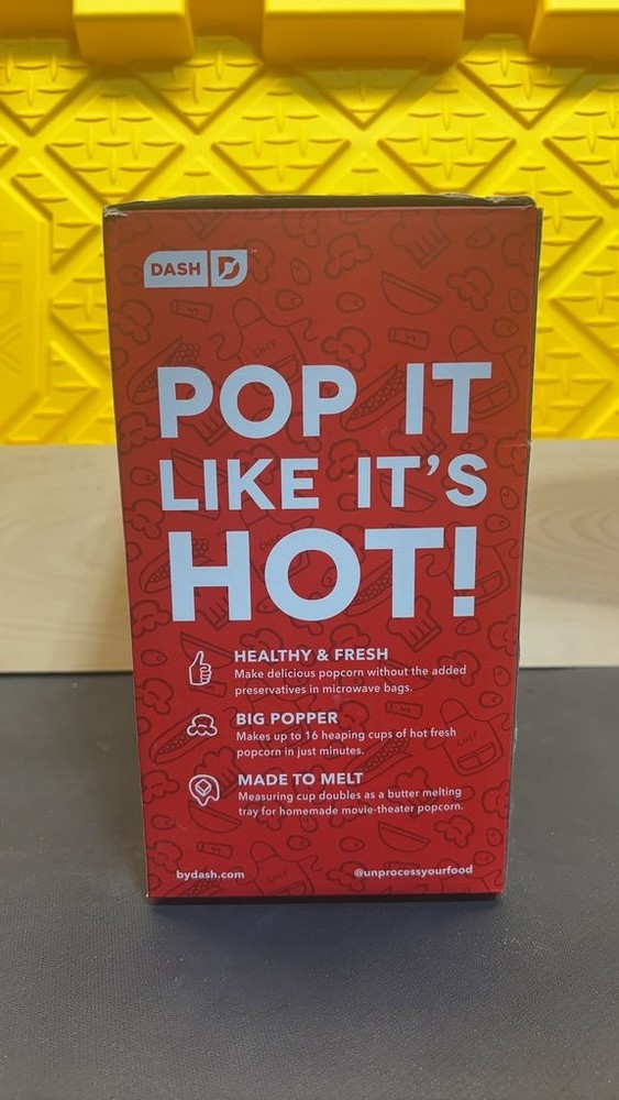 Dash Fresh Pop Popcorn Maker Teal