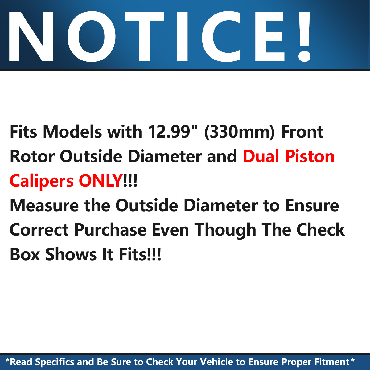 330mm Front Drilled Rotors Brake Pads for Dodge Grand Caravan Town & Country C/V