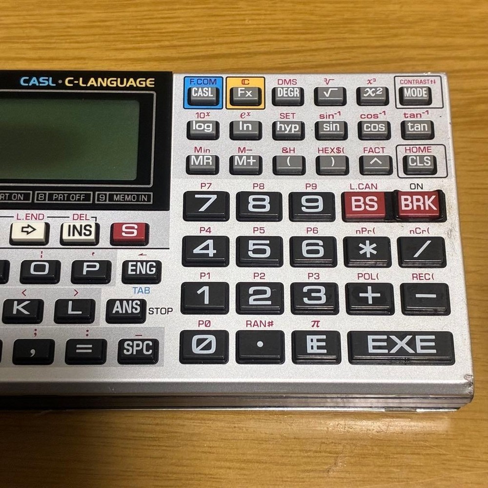 CASIO VX-4 Mini Pocket Personal Computer Calculator Tested Working Used