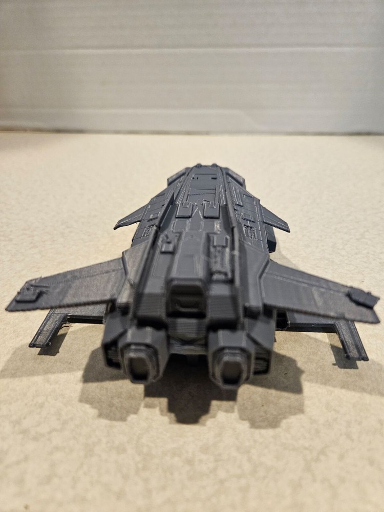 Federal Gunship 3d Printed Grey 6in Model