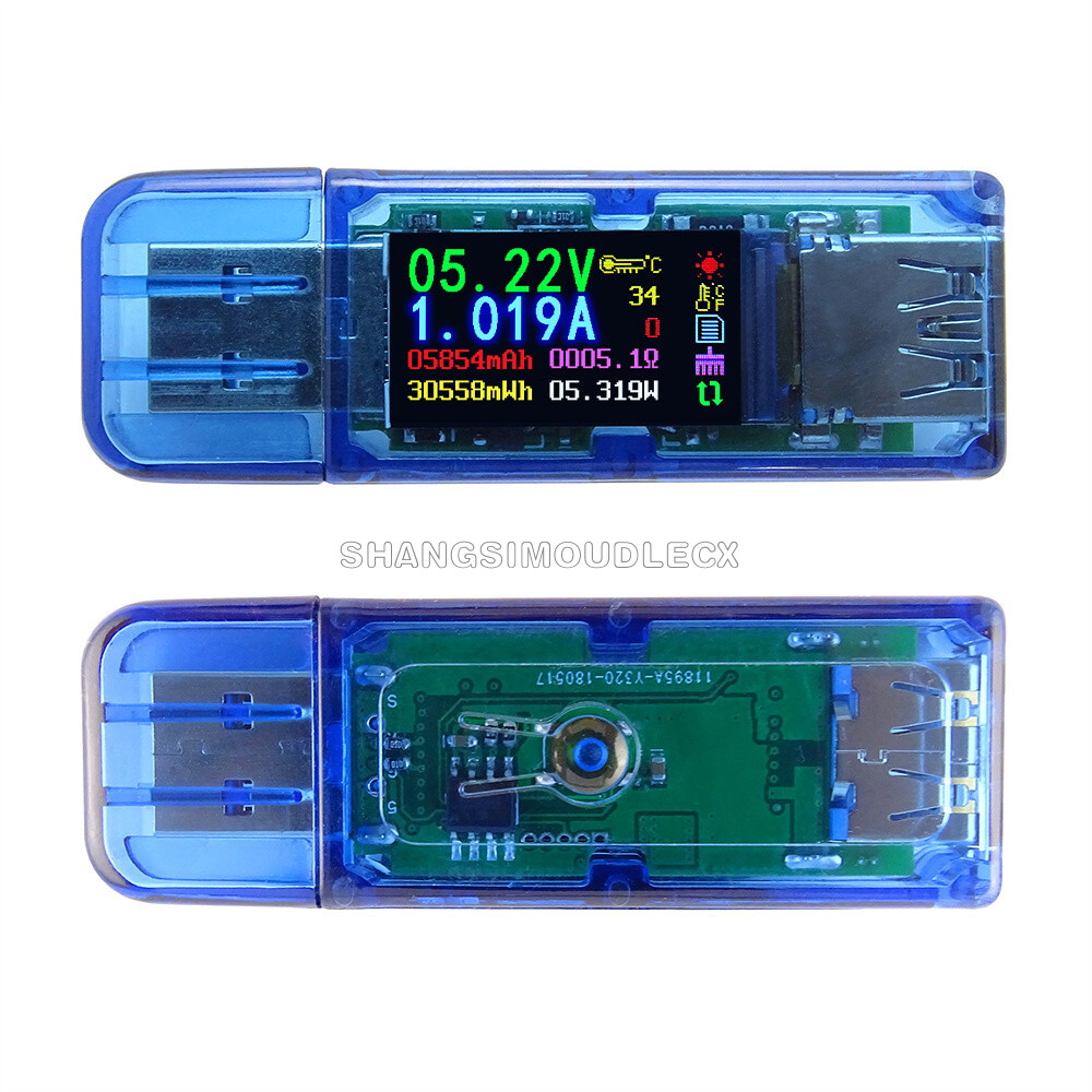 USB 3.0 LCD Voltmeter ammeter voltage current meter multimeter battery charge