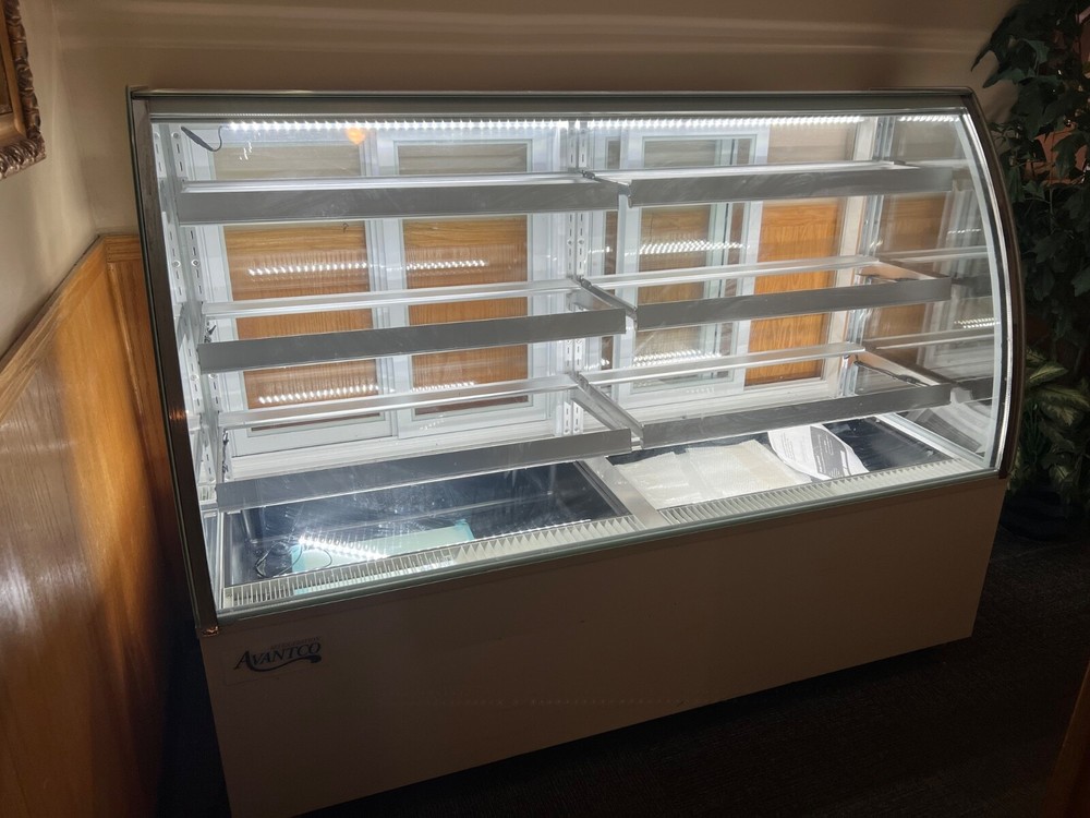 new commercial bakery display case not refridgerated