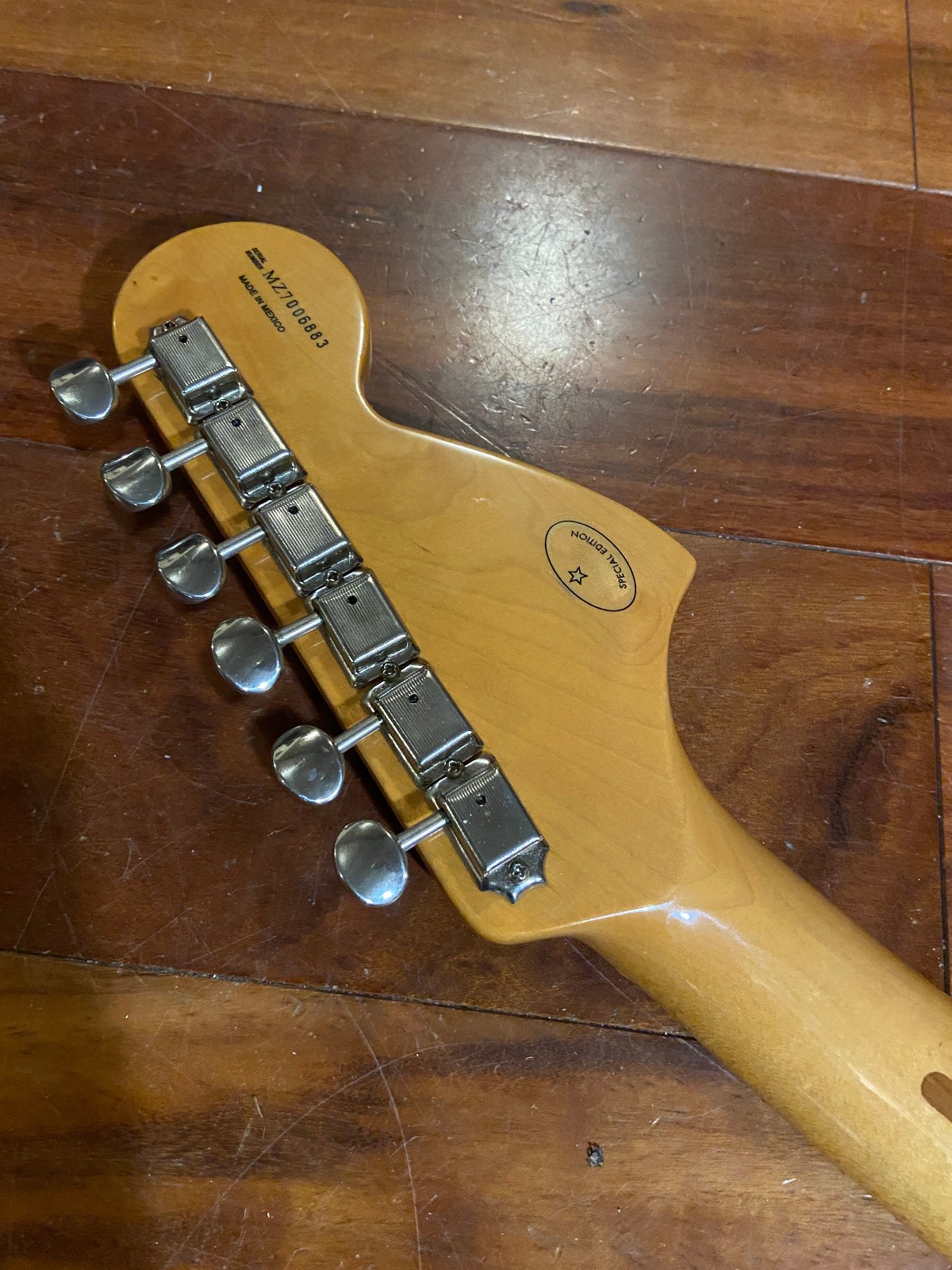 07 Fender pre Hendrix Vdoo Strat Reverse CBS Stratocaster Authentic Plate Tuners