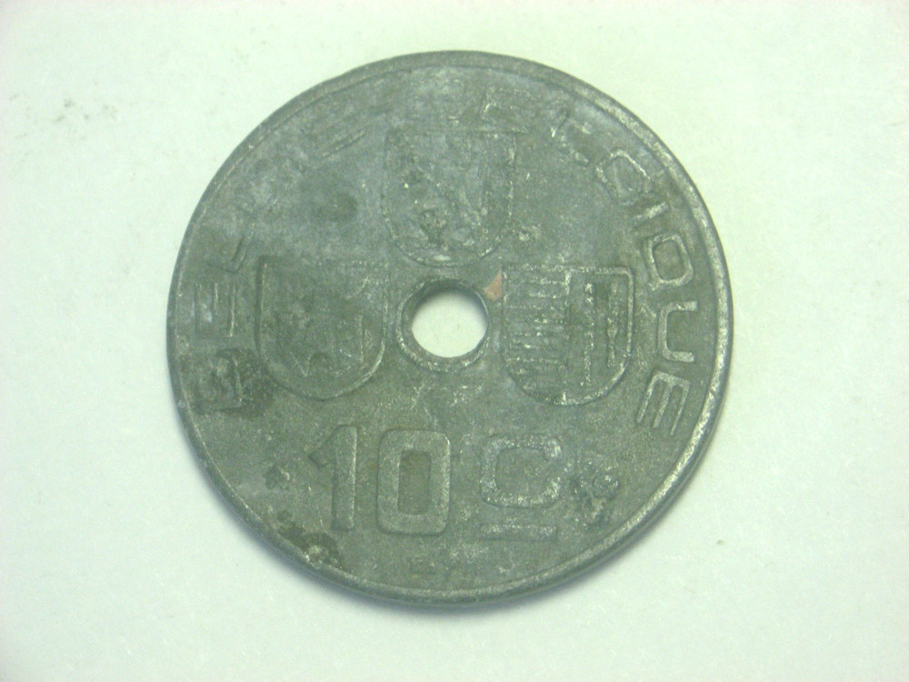 Belgium 10 Centimes 1943