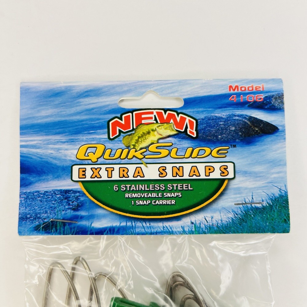 (2pk) Extra Stainless Steel Snaps For Fish Stringer. Keeps Fish Alive