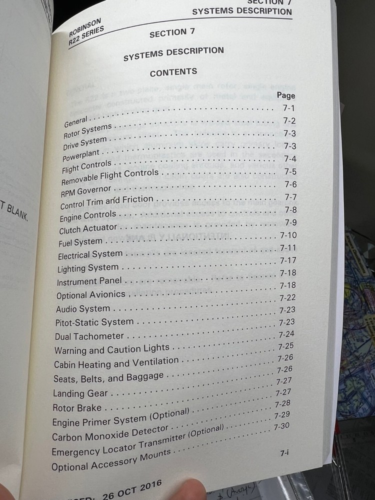 Robinson 22 POH & Extended Quick Reference Checklist, All In One
