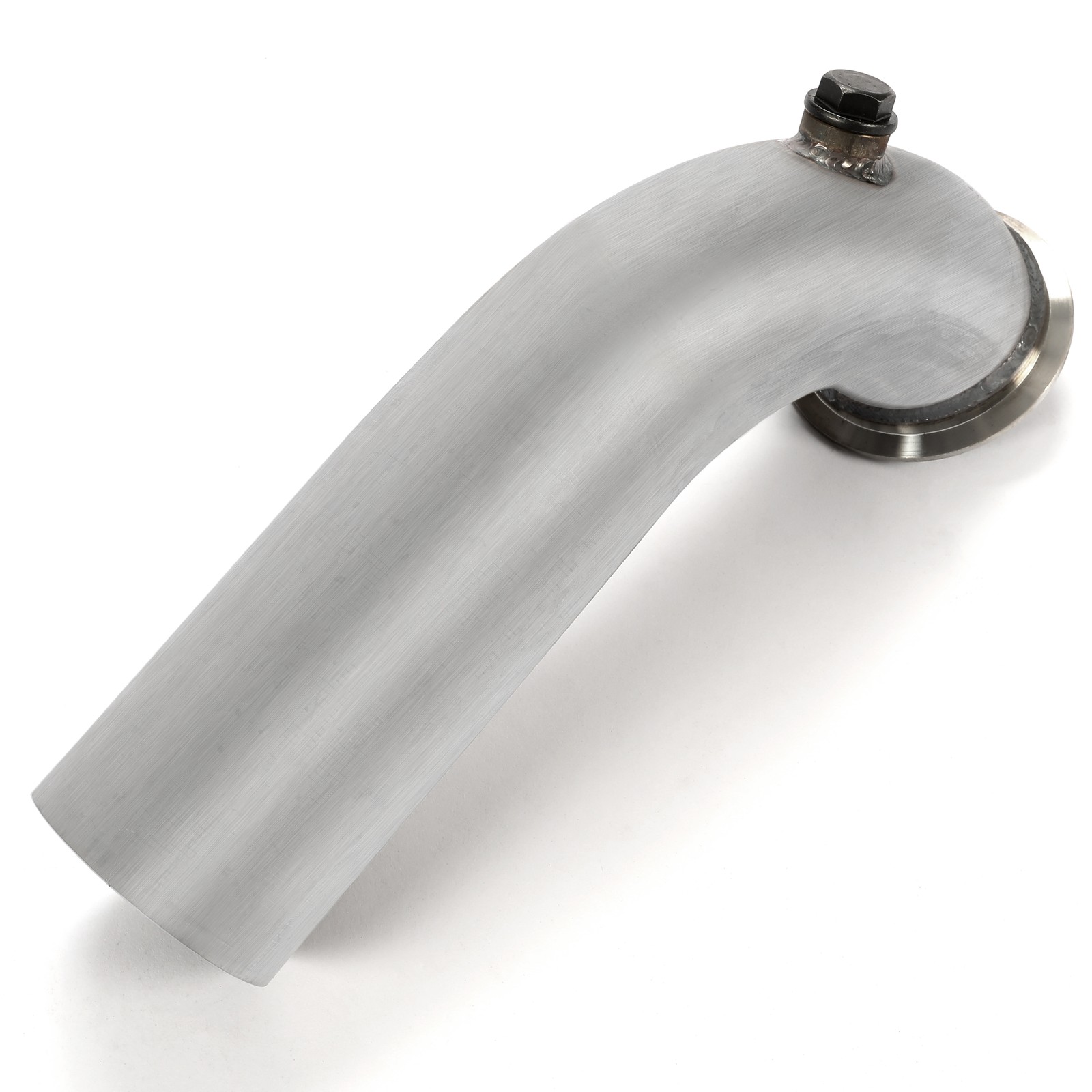 3" V-Band Adapter Down Pipe 90 Degree For Turbo HY35 HE351 409 Stainless Steel