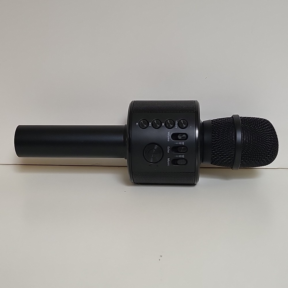 Core Innovations Wireless Bluetooth Karaoke Microphone w/ Speakers KRMC101BL