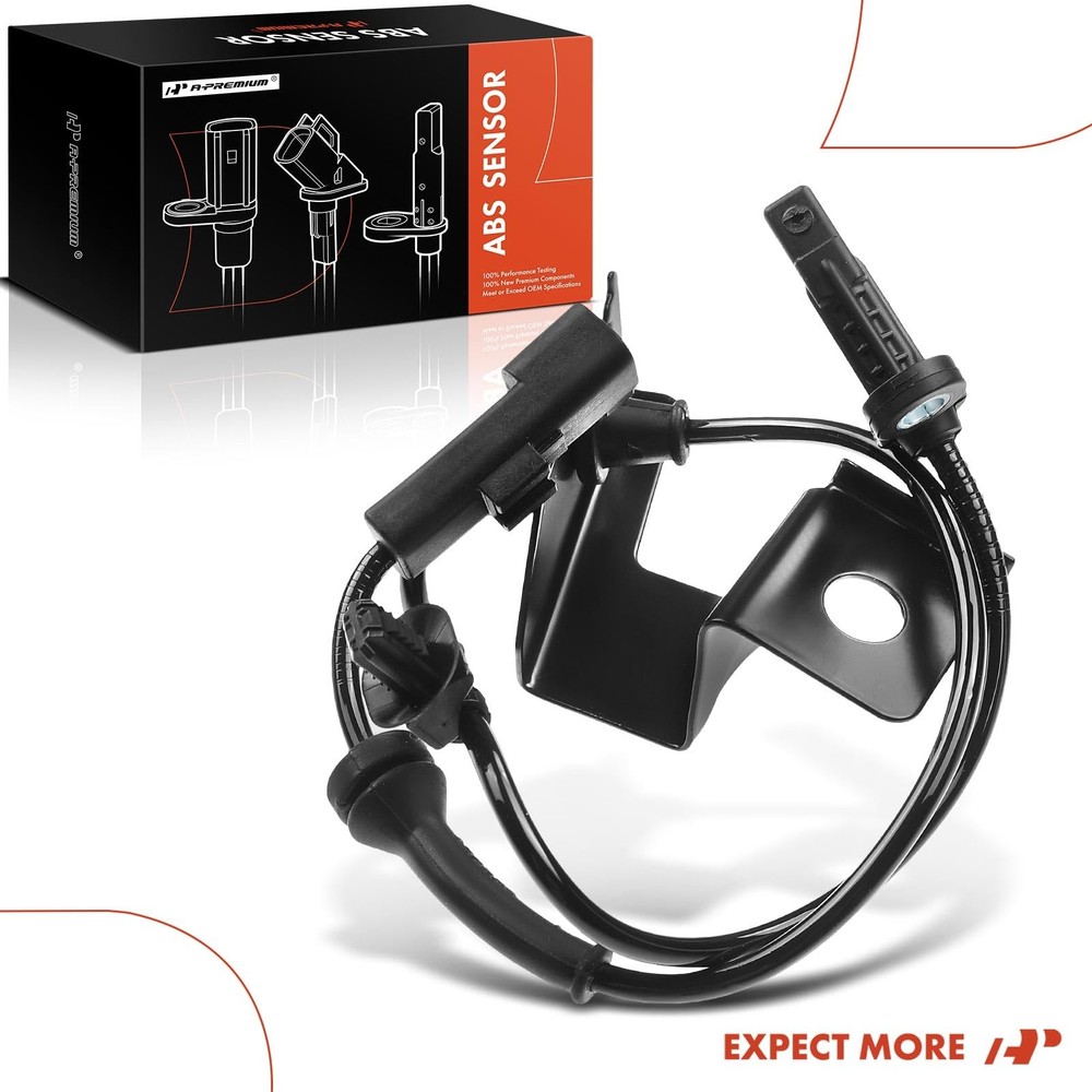 A-Premium Front Left ABS Wheel Speed Sensor Compatible with Ford Lincoln Mod...