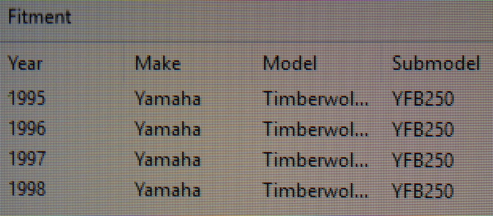 95-98 Yamaha Timberwolf 250 2x4 Oem Right Front Drum Brake Spindle Assembly