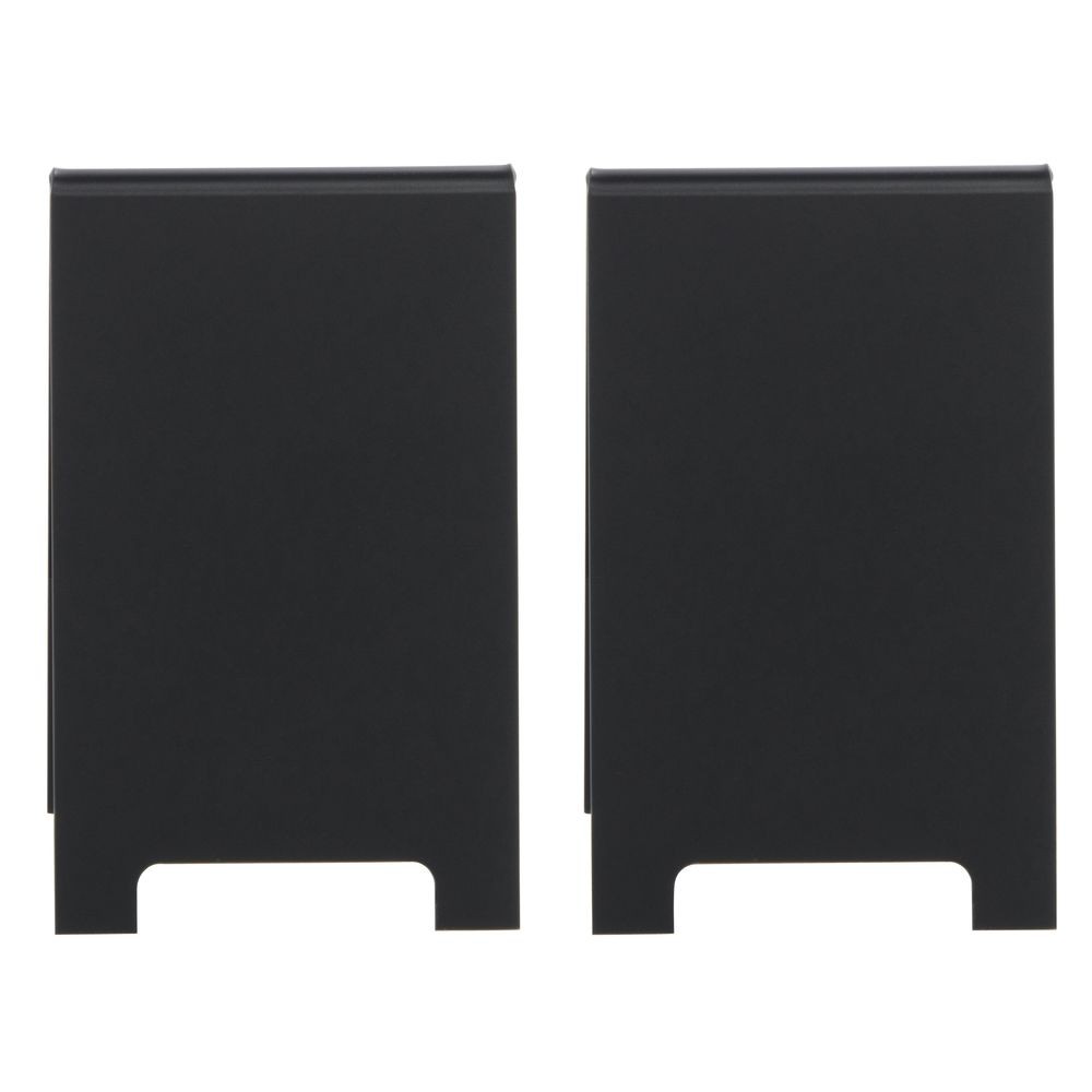 HUBERT Black Matte Plastic A-Frame Easel - 4"L x 6"H