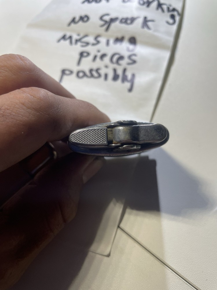 2 Vintage Ronson Typhoon Cigarette Lighter Untested Not Working