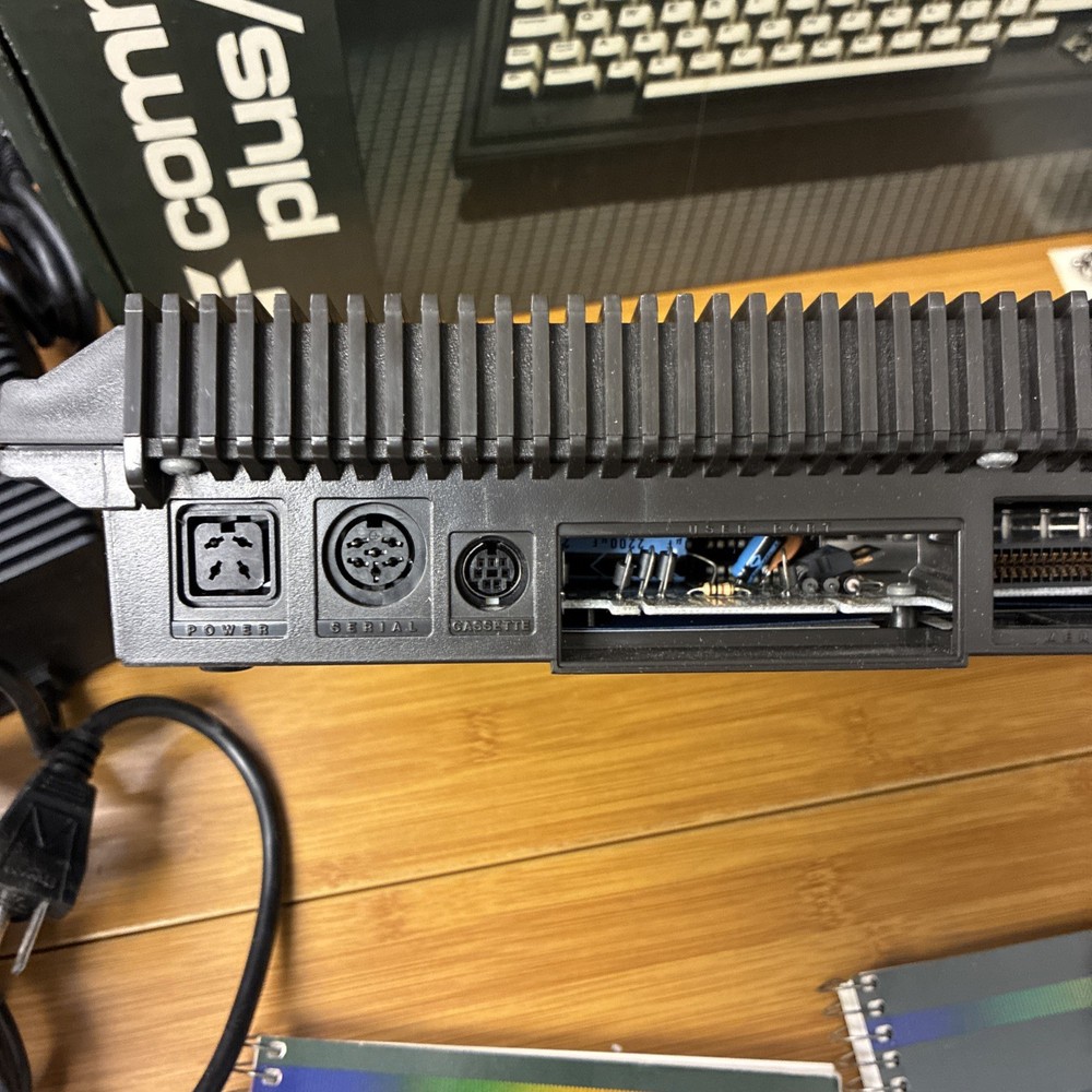 Commodore Plus/4 Vintage Home Computer with Box, Accessories, Manuals Untested