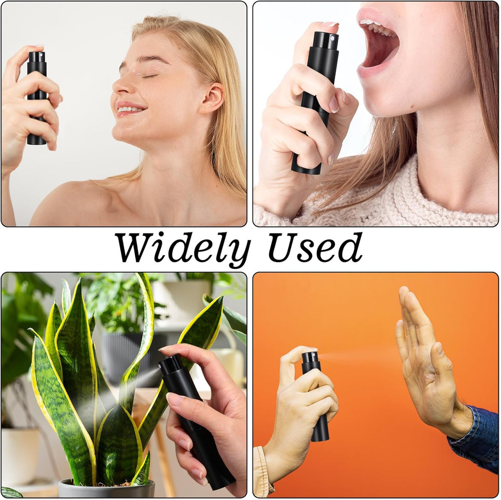 15Pcs 8ML Atomizer Perfume Spray Bottle for Travel, Refillable Perfume Bottle, E