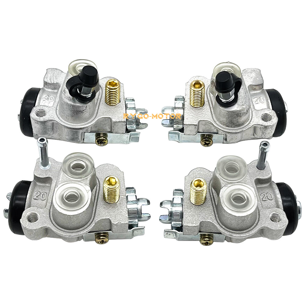 4x Front Brake Wheel Cylinders With Shoes for Honda Rincon 650 TRX650FA/FGA 4x4