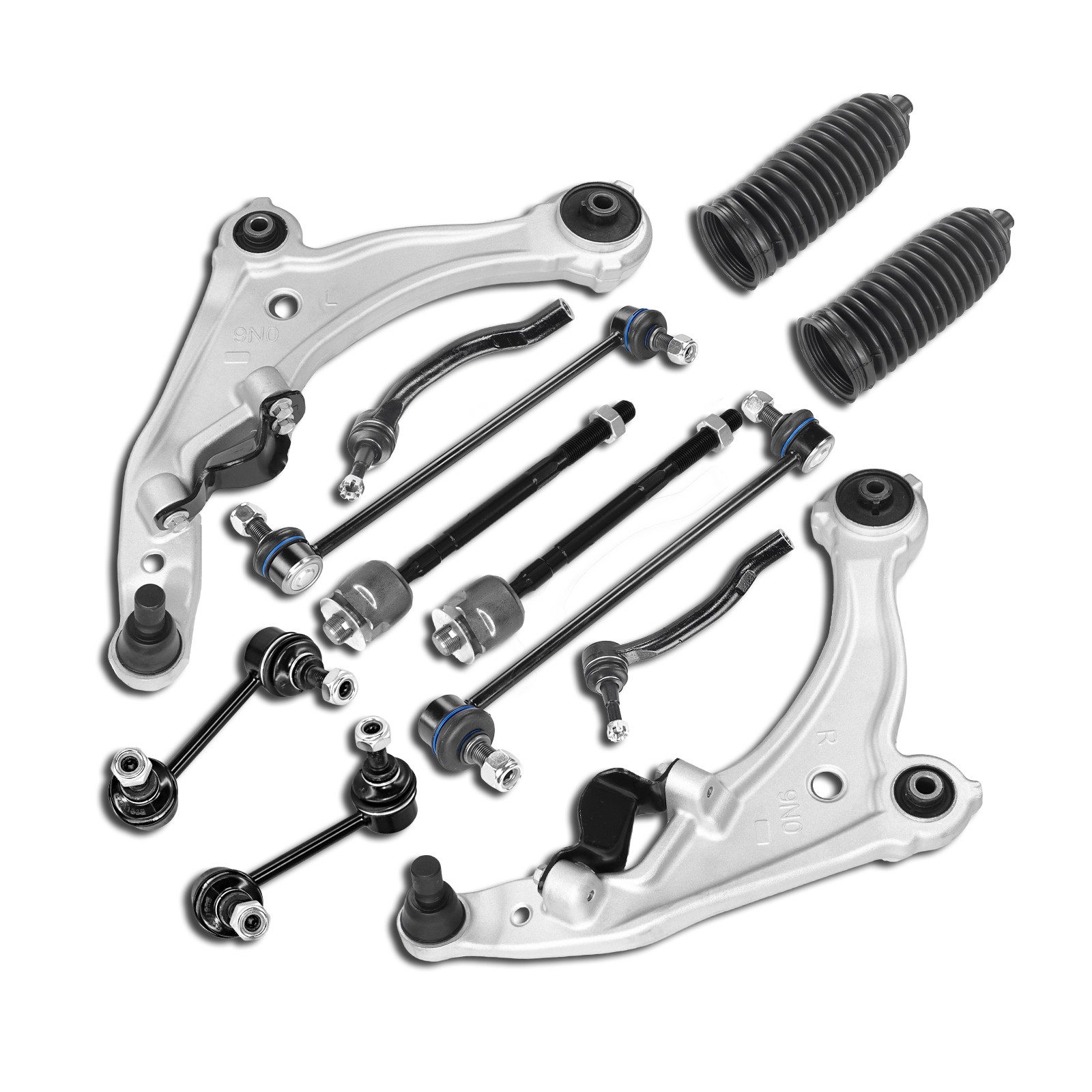 Front Lower Control Arm Tie Rod Sway Bar 12pc Kit For Nissan Maxima 2009-2014