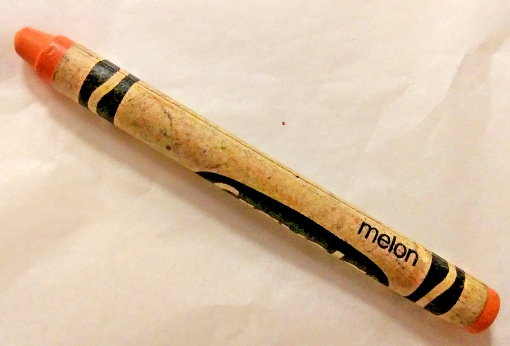 ONE Single MELON Binney& Smith Crayola Crayon