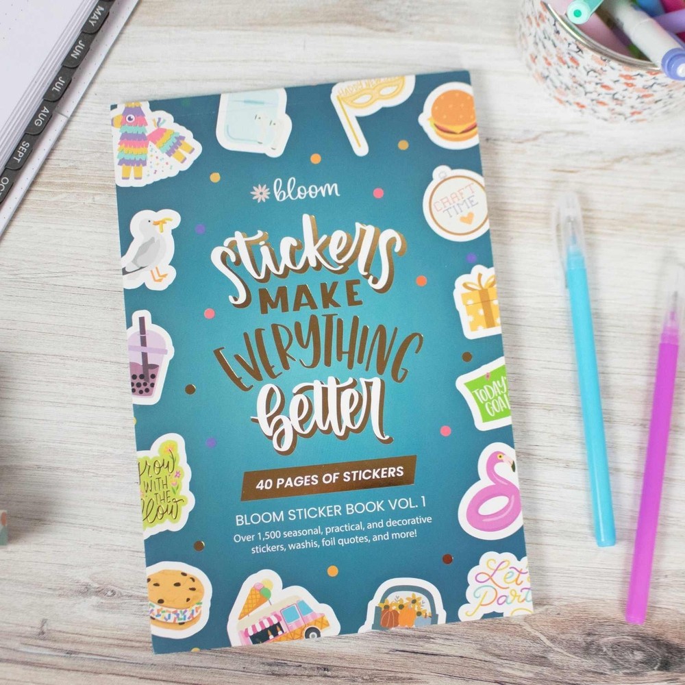 40 Page Sticker Book, Stickers Make Everything Better