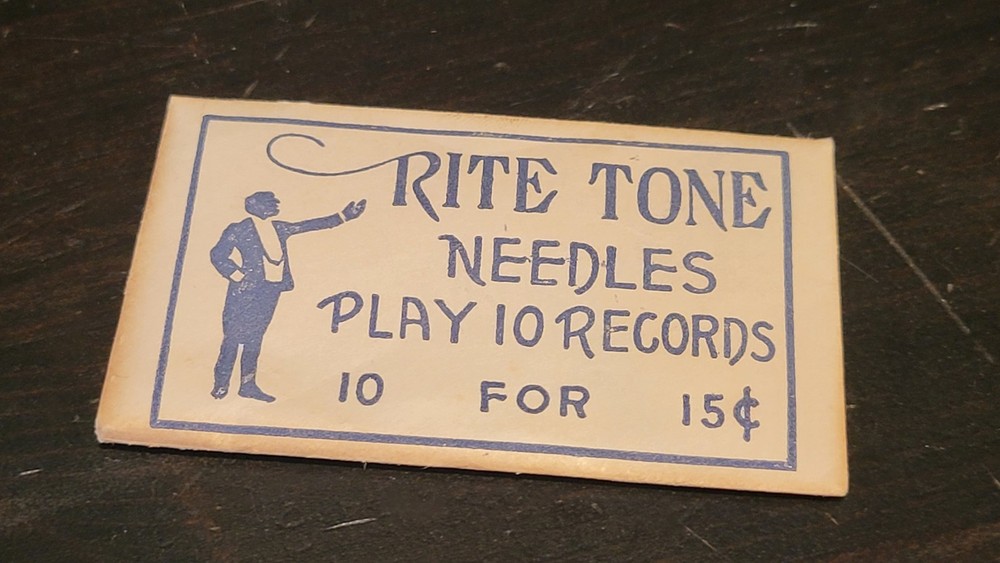 Gramophone phonograph needles Packet Full Sealed - Rite Tone Blue