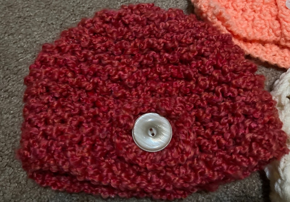 Hand Knitted Hats and Headband