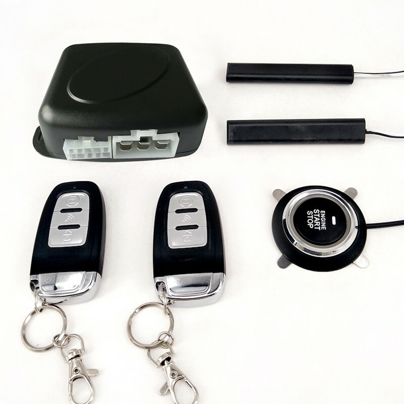 Car Switch Keyless Entry Engine Alarm Push Button Remote Starter Stop System