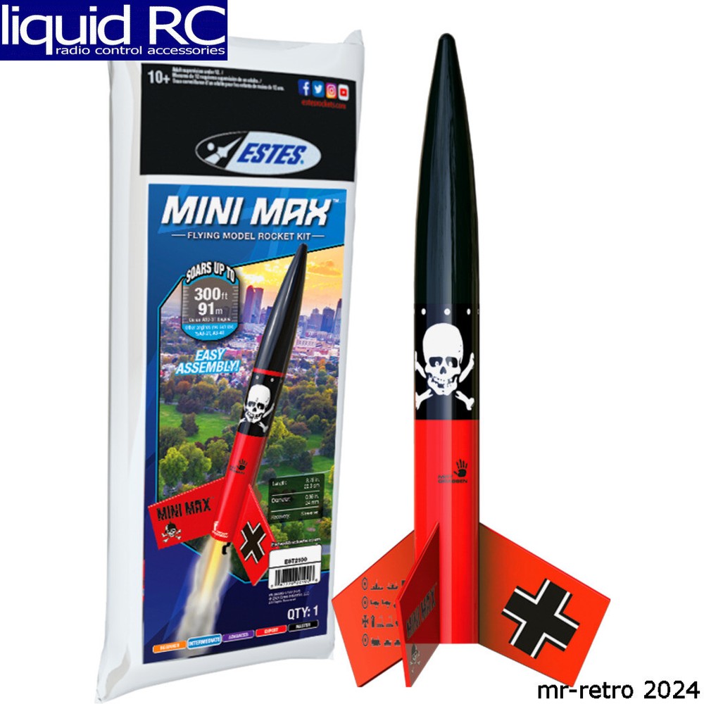 Estes 002100 Mini Der Red Max bag Kit