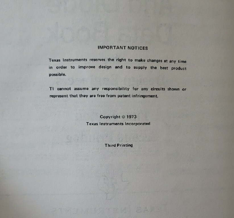 Texas Instruments The Transistor And Diode Data Book For Design Engineers 1973