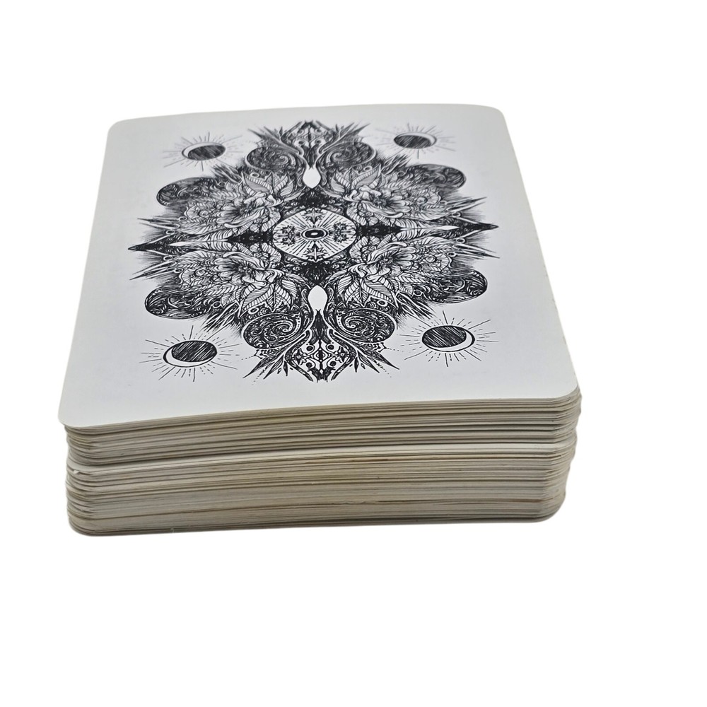 The Efflorescent Tarot Deck Black & White 78 Cards OOP - READ BELOW!
