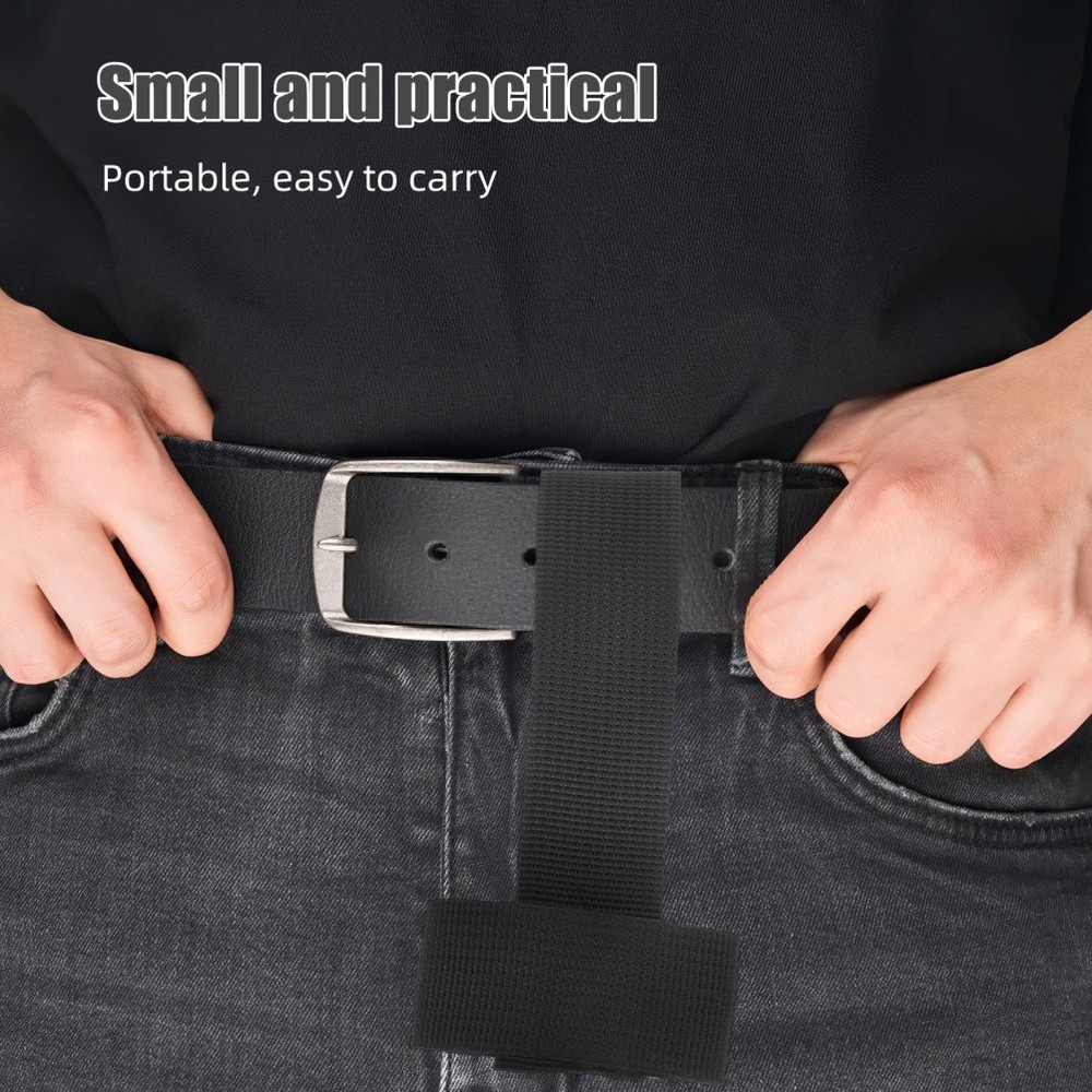 Flashlight Carrying Case: Torch Belt Clip Holder with Adjustable Strap Storage