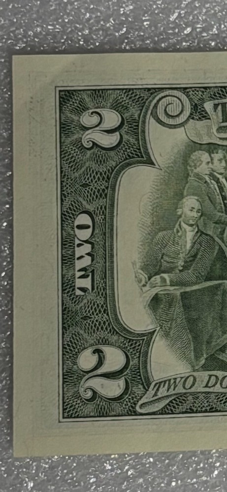 Rare ! Uncirculated 2017A $2 Error Low #’d Note W/stuck Digit Perfect Condition