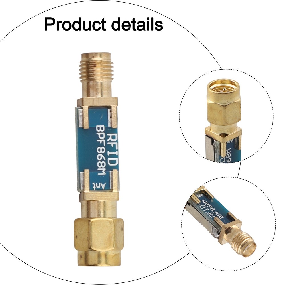 Achieve optimal filtering performance with this 868MHz bandpass filter