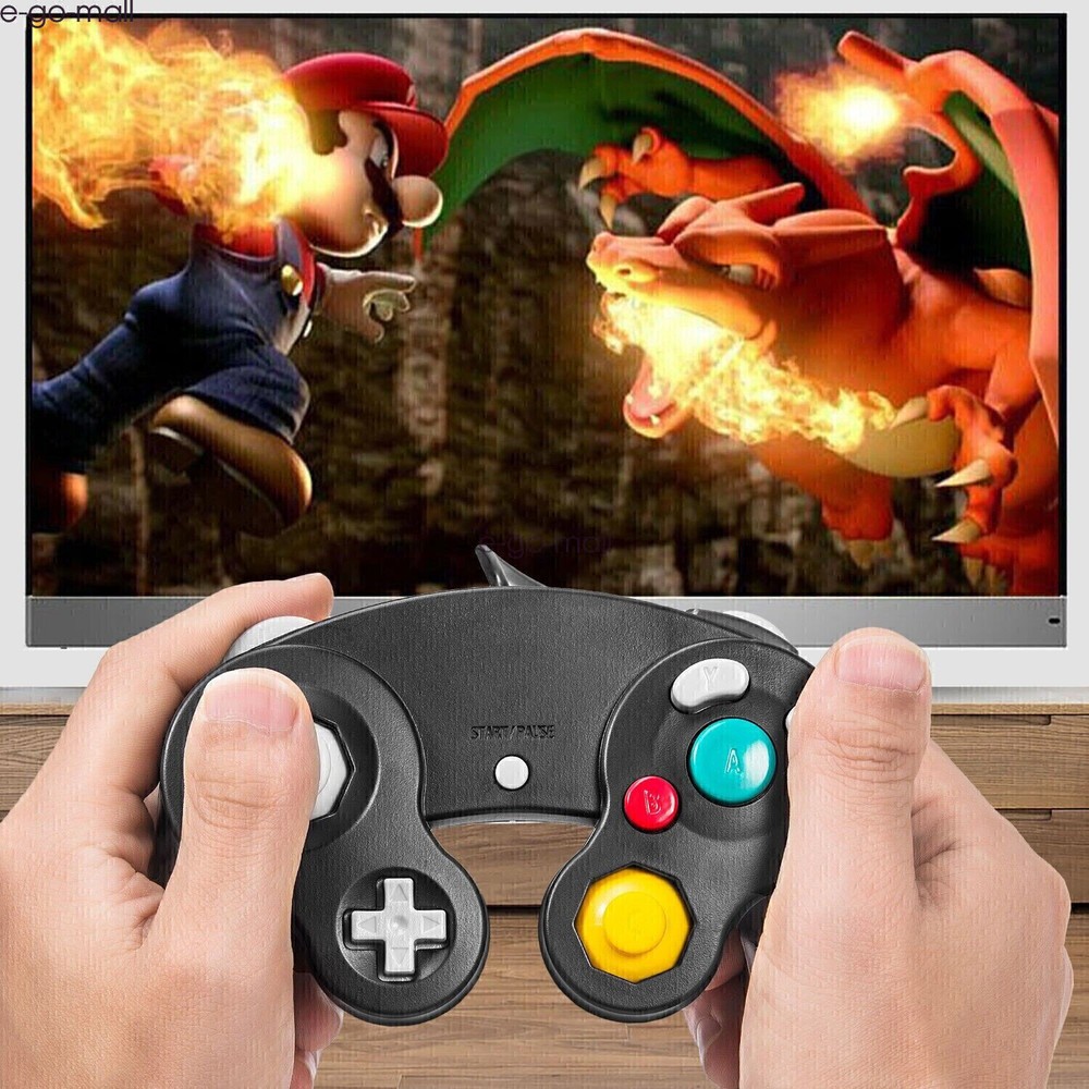 2 Pack Wired Gamecube Controller for Switch Wii U PC(need adapter) GameCube