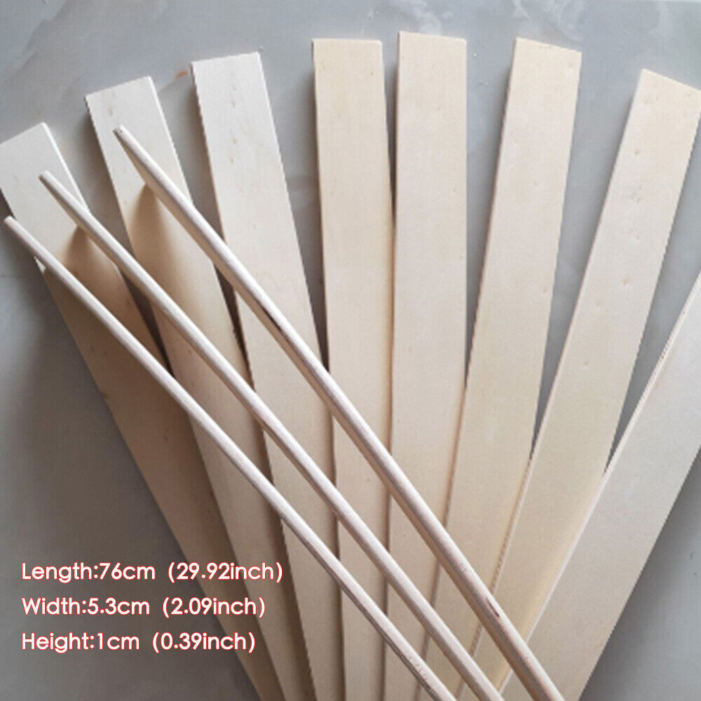 10pcs Replacement Bed Slats Multi-Layer Wooden Bed Slats Sofa Bed DIY Material