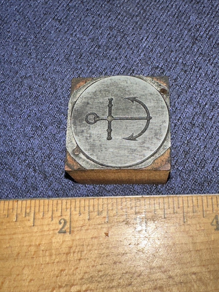 Print Block “ Anchor “ Nice Image