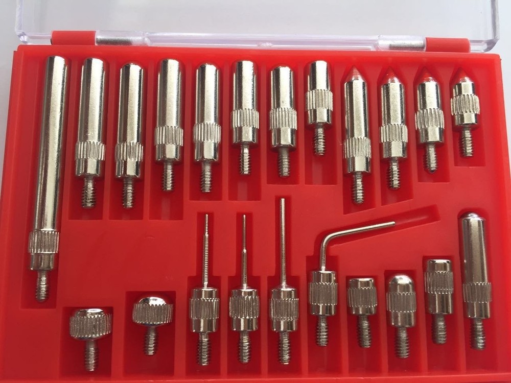 LLDSIMEX 22 Piece Dial & Electronic Indicator Point Set-inch Thread 4-48