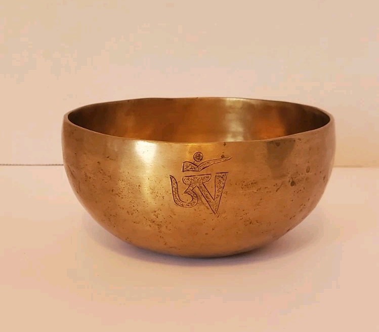 Hammered Tibetan Singing Bowl, 5 1/2 X 3 3/4