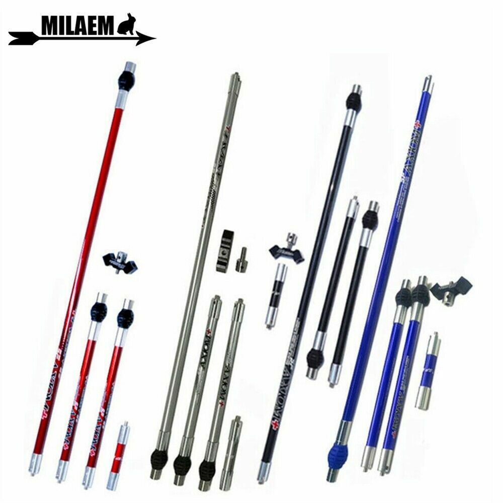 1 Set Carbon Balance Bar Archery Stabilizer System Damper Recurve Compound Bow