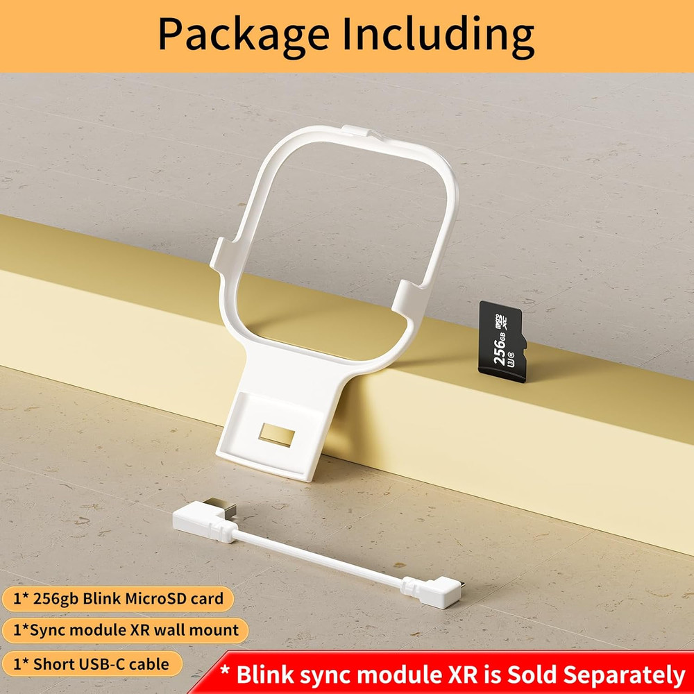 Blink 256GB Microsd Card for Blink Sync Module XR, Easy Move Mount Bracket for A