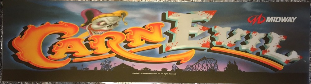 Carnevil Arcade Marquee
