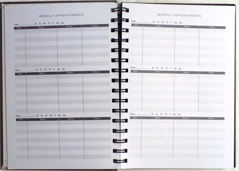 Fromm 3 Column Appointment Book 100 Page #372