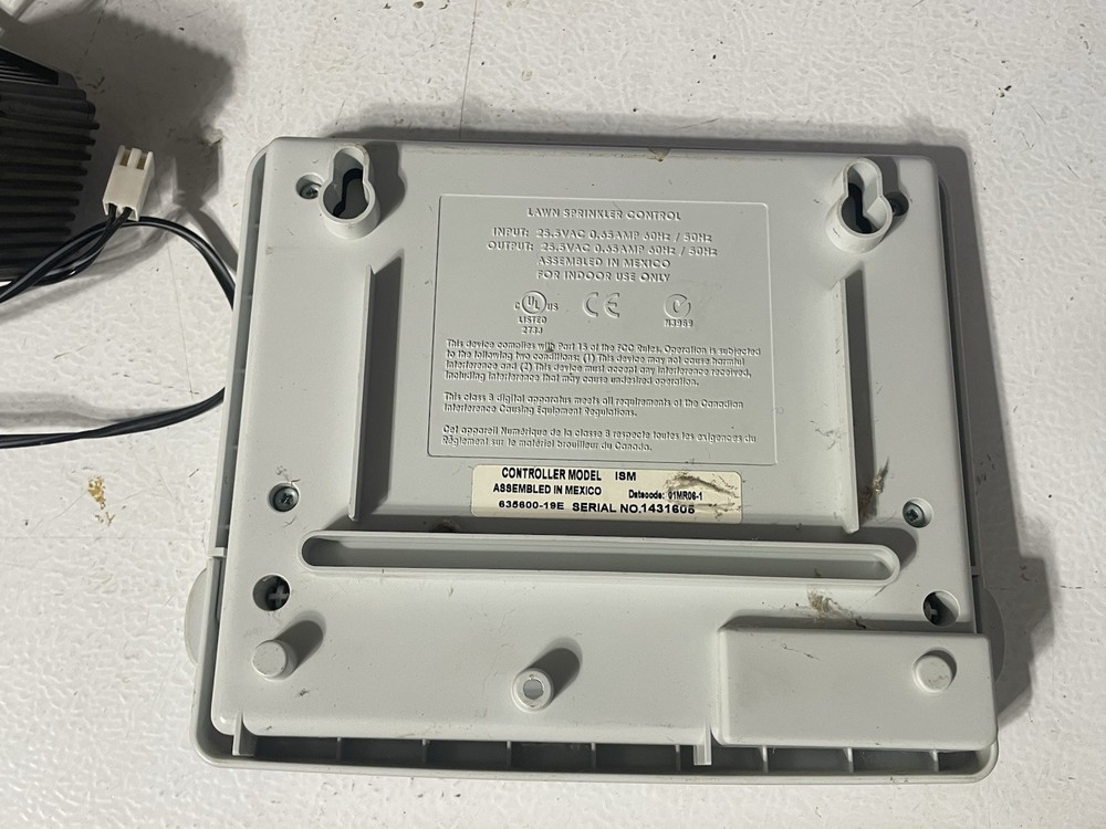 Rain Bird Automatic Sprinkler Timer 4 Zone 3 Programs ISM-4 Used