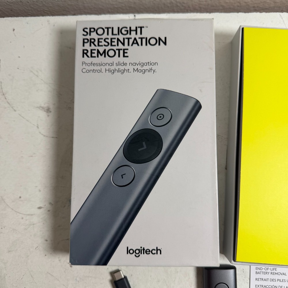 Logitech Spotlight Slate Advanced Wireless Bluetooth Presentation Remote Control