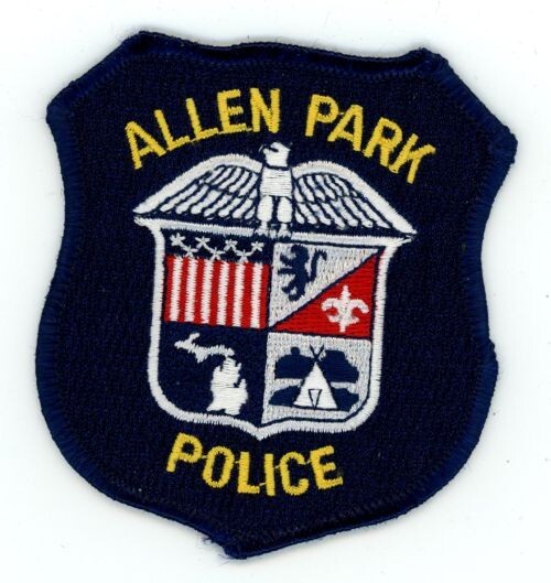 MICHIGAN MI ALLEN PARK POLICE NICE SHOULDER PATCH SHERIFF