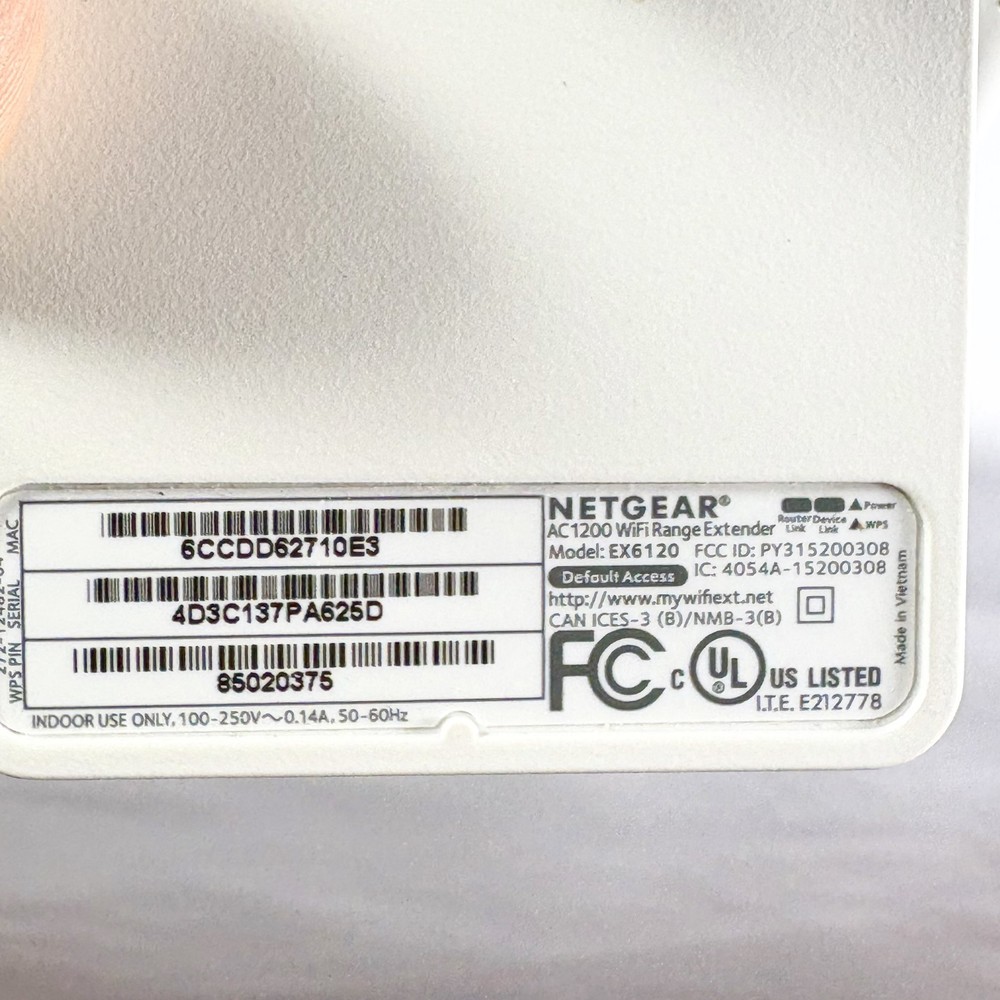 NETGEAR AC1200 Wi-Fi Range Extender - EX6120
