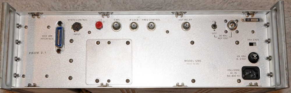 Micro-Tel Model 1295 Precision Attenuation Measurement Receiver Please Read AD